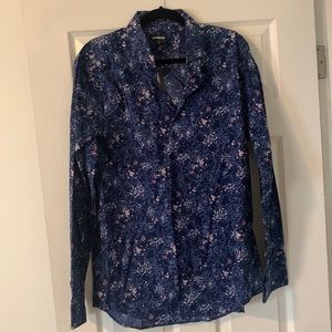 Express Extra Slim Large button down